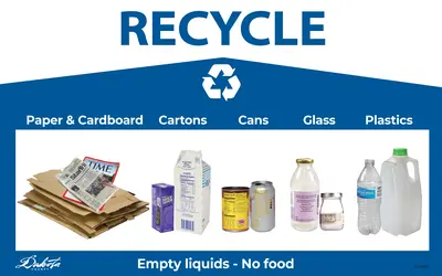 Recycling Label 16x10