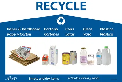 Recycling Label 24x16