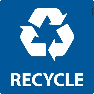 Recycling Label 3x3