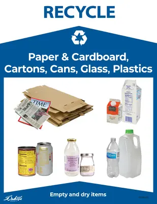 Recycling Label 8.5x11