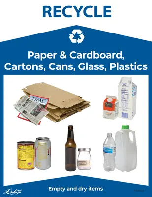 Recycling Label 8.5x11