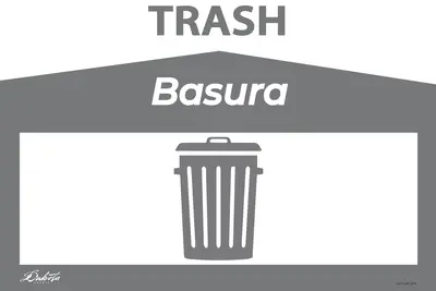 Trash Label 24x16
