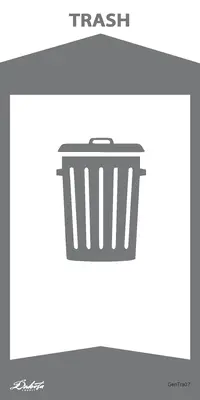 Trash Label 5x10